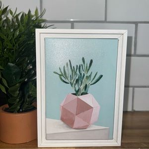 Canvas Decor, Wall hanging or Free standing, 5 x 7 x 2 inches